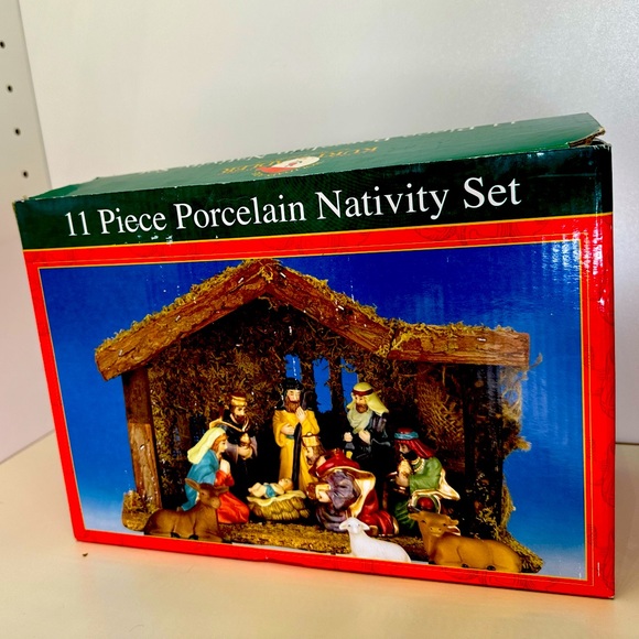 Kurt Adler Holiday Vtg Kurt Adler Nativity Set 1 Pc Nativity Set